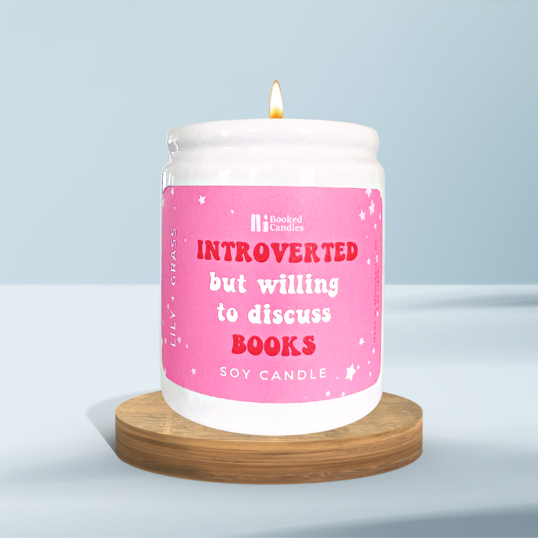 Introverted but willing to discuss books