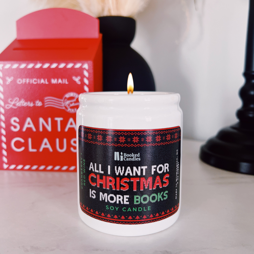 All I want for Christmas is more Books! - black