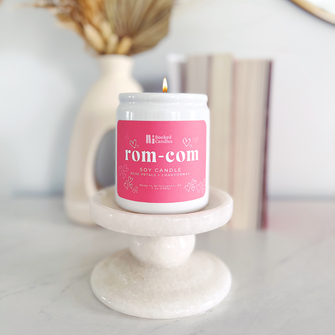 ROM-COM - Romantic Comedy Inspired Candle